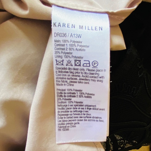 Karen Millen black dress with tons of details! - Picture 9 of 11